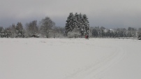 Cross-country skiing at Mont Spinette